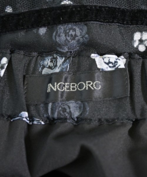 INGEBORG（インゲボルグ）ロング・マキシ丈スカート 黒 サイズ:9(M位) レディース/2200689950605