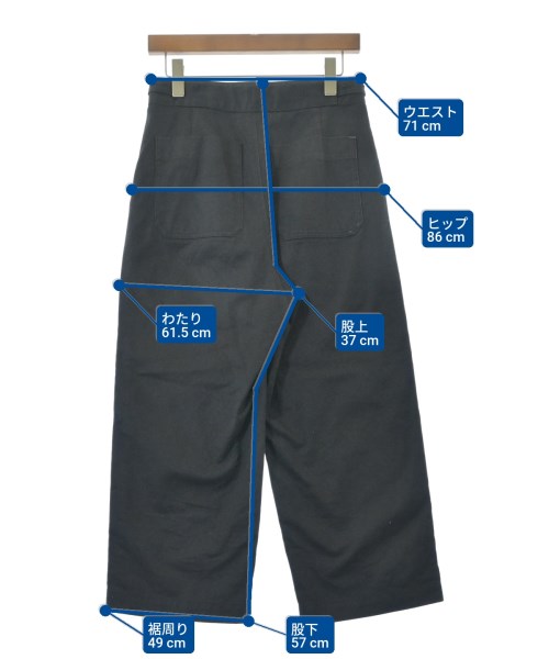 MHL.（エムエイチエル）チノパン 黒 サイズ:2(M位) レディース/2200634968181