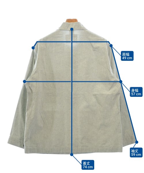 MHL.（エムエイチエル）カバーオール グレー サイズ:M メンズ/2200635358042