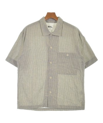 MHL.（エムエイチエル）カジュアルシャツ 白 サイズ:L メンズ