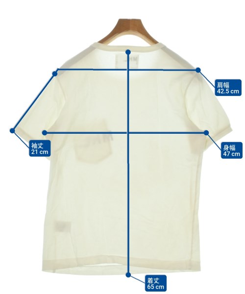 MHL.（エムエイチエル）Tシャツ・カットソー 白 サイズ:M メンズ/2200621092097