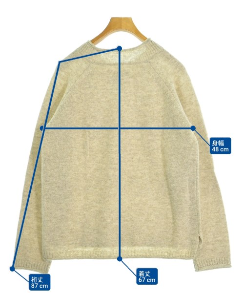 MHL.（エムエイチエル）ニット・セーター ベージュ サイズ:M メンズ/2200620005111