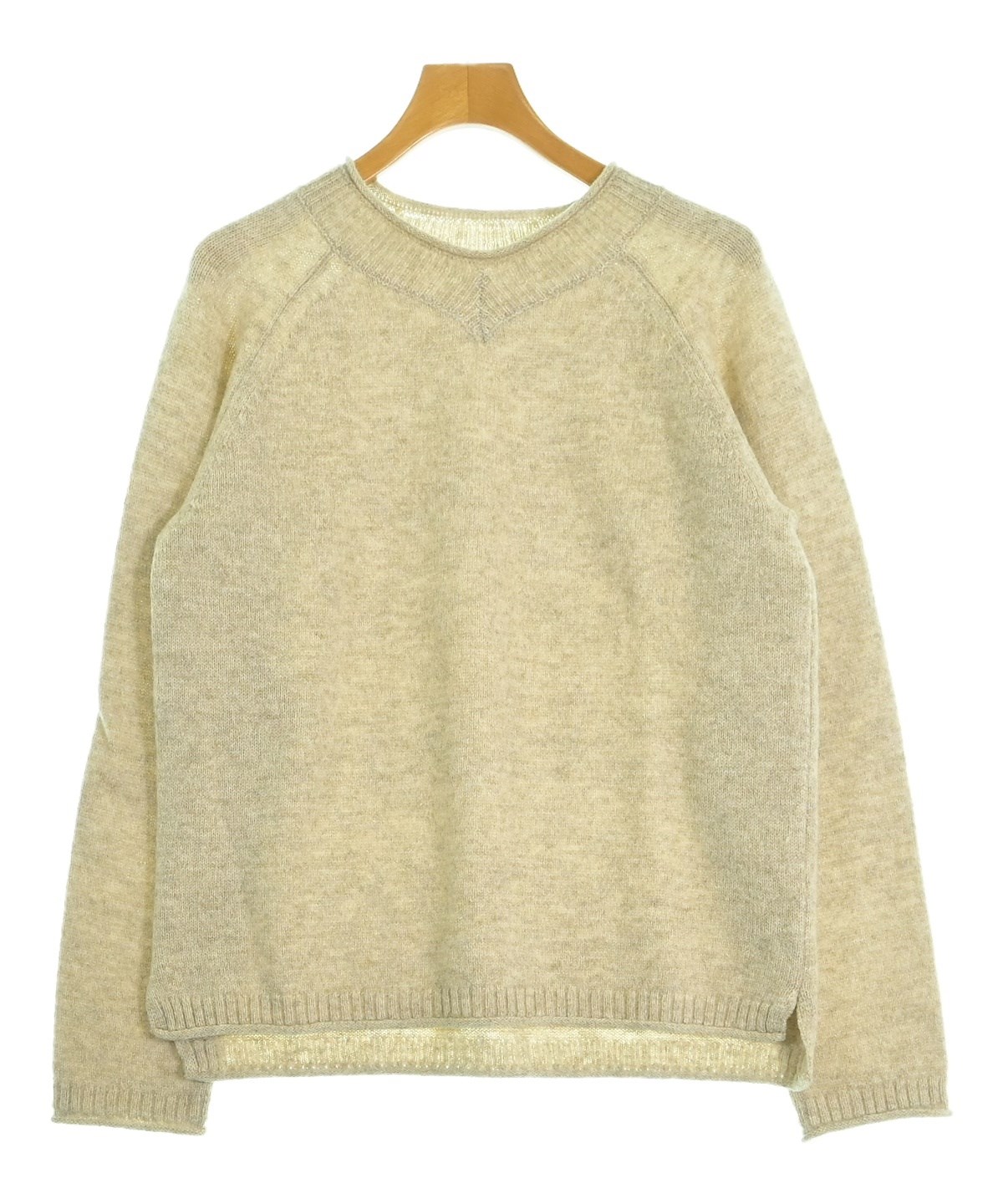 MHL.（エムエイチエル）ニット・セーター ベージュ サイズ:M メンズ