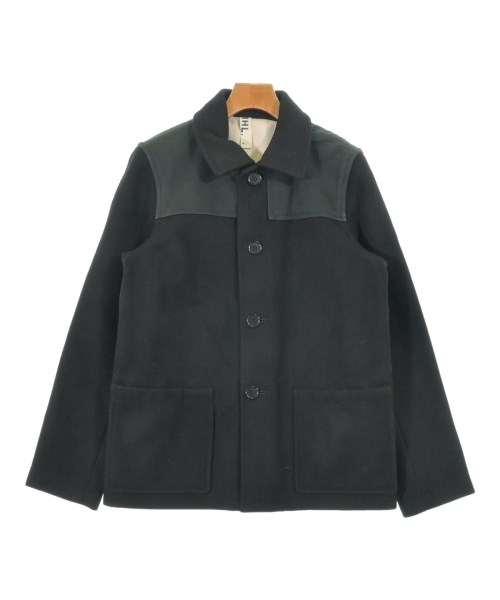 MHL.（エムエイチエル）ピーコート 黒 サイズ:S メンズ/2200620559027