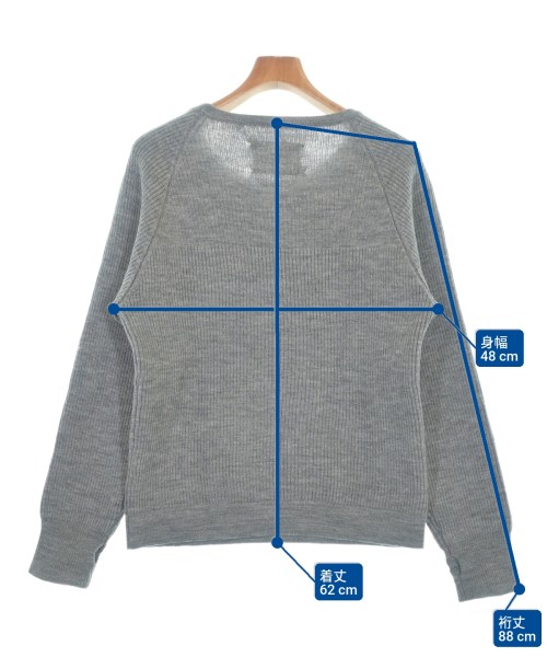 MHL.（エムエイチエル）ニット・セーター グレー サイズ:L メンズ/2200636935013