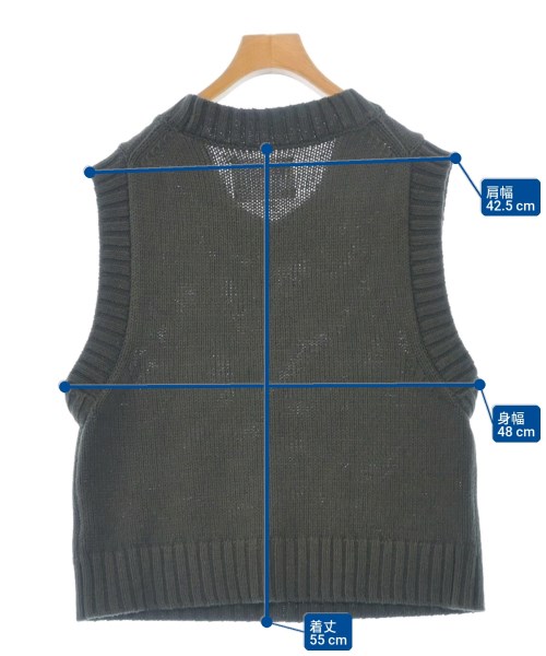 MHL.（エムエイチエル）ベスト グレー サイズ:2(M位) レディース/2200623215067