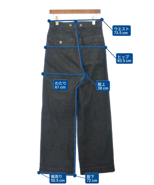 MHL.（エムエイチエル）デニムパンツ 黒 サイズ:28(S位) メンズ/2200624790013