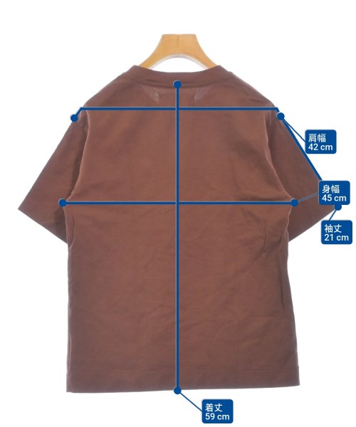 MHL.（エムエイチエル）Tシャツ・カットソー 茶 サイズ:2(M位) レディース/2200624788010