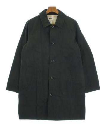 MHL.（エムエイチエル）ステンカラーコート 黒 サイズ:M メンズ