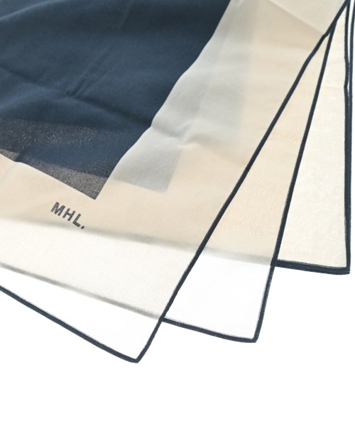 MHL.（エムエイチエル）バンダナ・スカーフ 紺 サイズ:- レディース/2200621880014