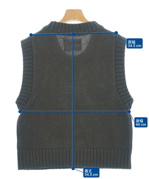 MHL.（エムエイチエル）ベスト カーキ サイズ:2(M位) レディース/2200628306029