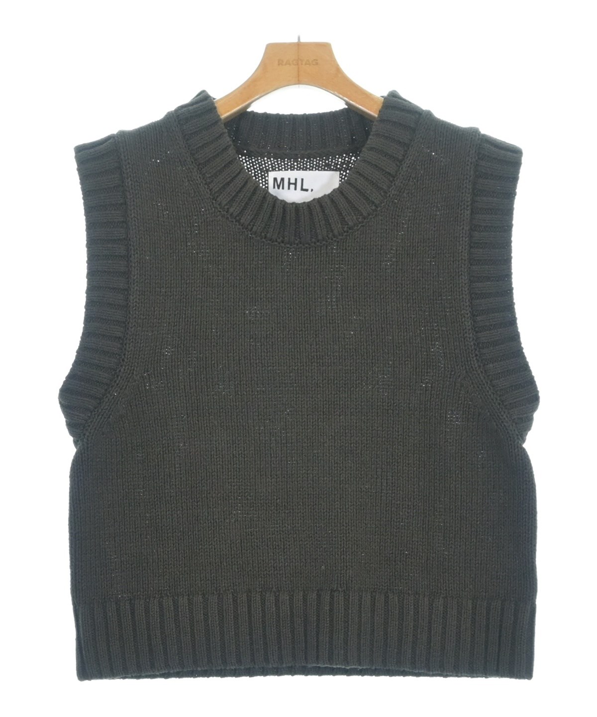 MHL.（エムエイチエル）ベスト カーキ サイズ:2(M位) レディース