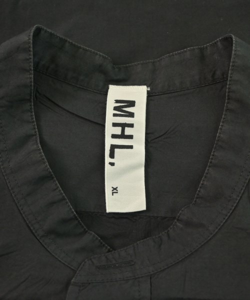 MHL.（エムエイチエル）カジュアルシャツ 黒 サイズ:XL メンズ/2200628637024