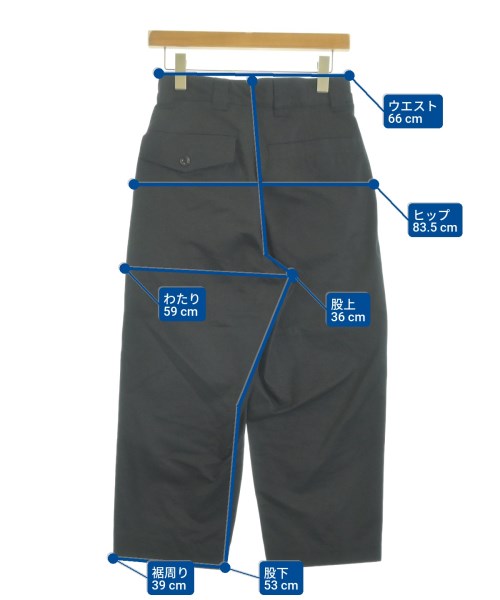 MHL.（エムエイチエル）カーゴパンツ 黒 サイズ:0(XS位) レディース/2200629710382