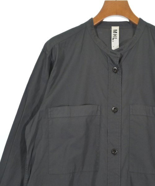 MHL.（エムエイチエル）シャツワンピース グレー サイズ:2(M位) レディース/2200642425034