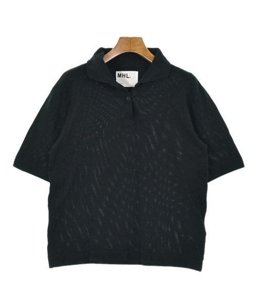 MHL.(エムエイチエル)ポロシャツ 黒 サイズ:2(M位)/2200631235170