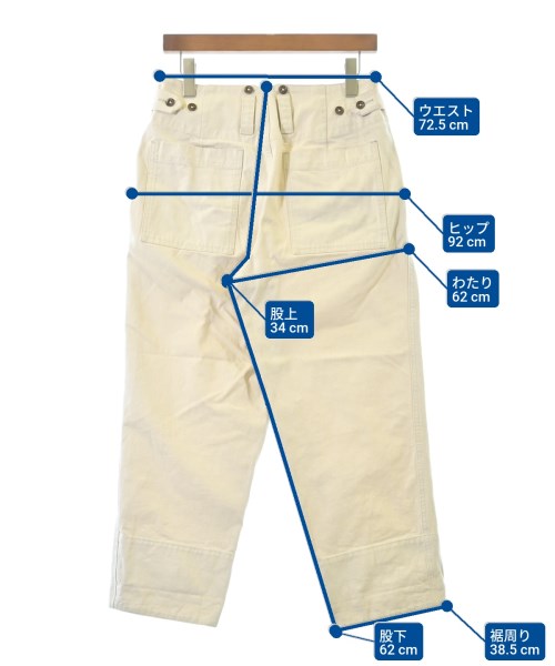 MHL.（エムエイチエル）カーゴパンツ 白 サイズ:1(S位) メンズ/2200643151017