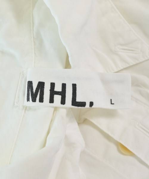 MHL.（エムエイチエル）カジュアルシャツ 白 サイズ:L メンズ/2200643202030