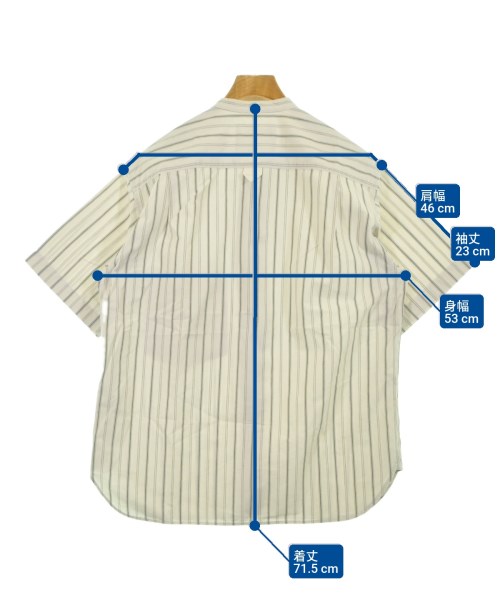 MHL.（エムエイチエル）カジュアルシャツ 白 サイズ:M メンズ/2200643234031