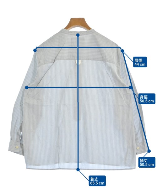 MHL.（エムエイチエル）カジュアルシャツ 青 サイズ:2(M位) レディース/2200643830134