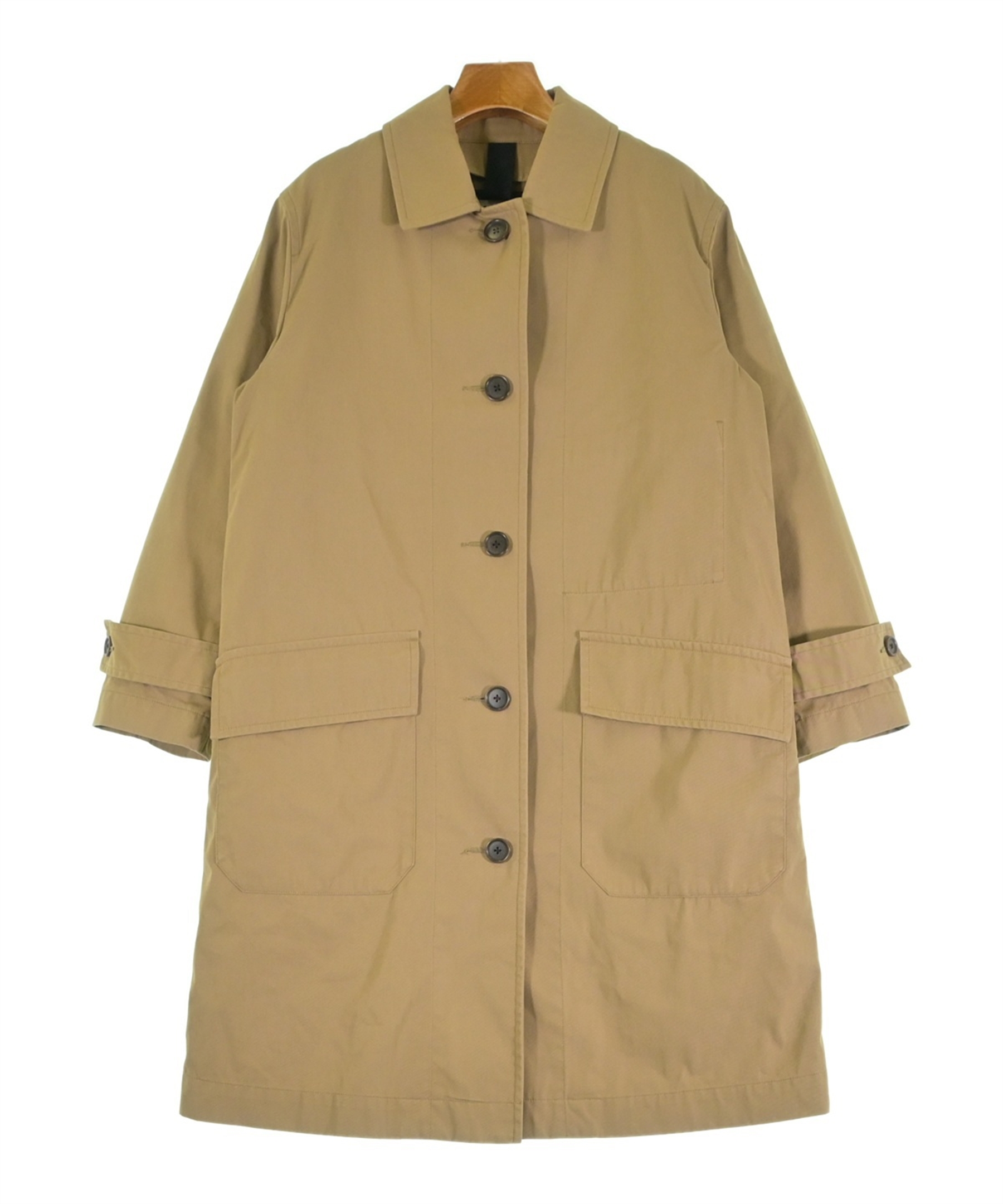 MHL エムエイチエル ステンカラーコート カーキ Ｍ MHL.（エムエイチエル）の「TOUGH COTTON NYLON（ステンカラー