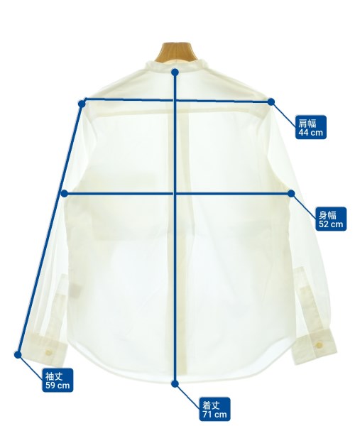 MHL.（エムエイチエル）カジュアルシャツ 白 サイズ:M メンズ/2200532842026