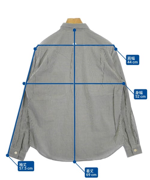 MHL.（エムエイチエル）カジュアルシャツ 黒 サイズ:M メンズ/2200540891054