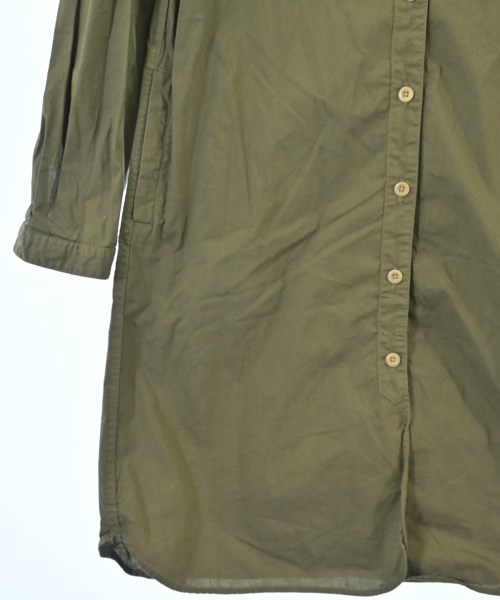 MHL.（エムエイチエル）シャツワンピース カーキ サイズ:2(M位) レディース/2200623363034