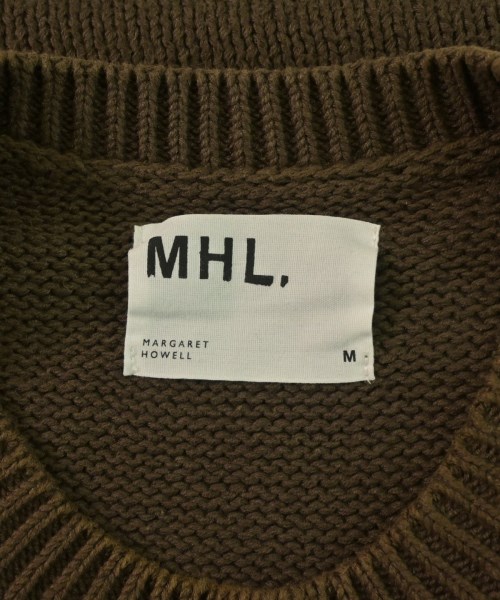 MHL.（エムエイチエル）ニット・セーター 茶 サイズ:M メンズ/2200624811084