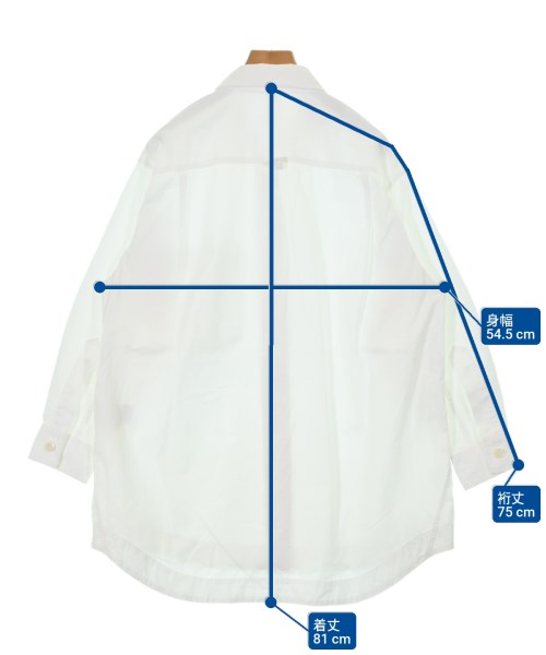 MHL.（エムエイチエル）カジュアルシャツ 白 サイズ:2(M位) レディース/2200616124062