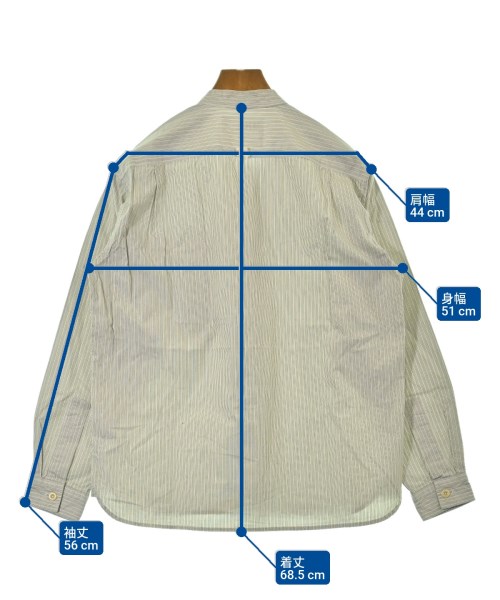 MHL.（エムエイチエル）カジュアルシャツ 白 サイズ:S メンズ/2200627093166