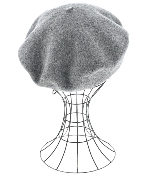 MHL.（エムエイチエル）ハンチング・ベレー帽 グレー サイズ:F レディース/2200628496089