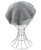 MHL.（エムエイチエル）ハンチング・ベレー帽 グレー サイズ:F レディース/2200628496089