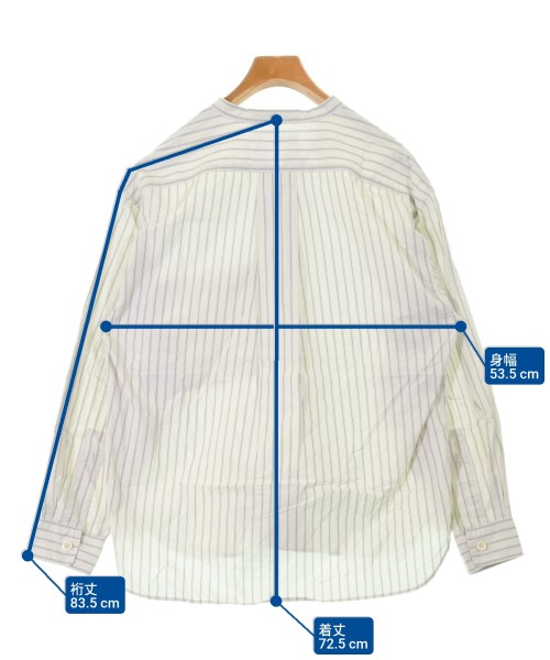 MHL.（エムエイチエル）カジュアルシャツ 白 サイズ:M メンズ/2200616156025