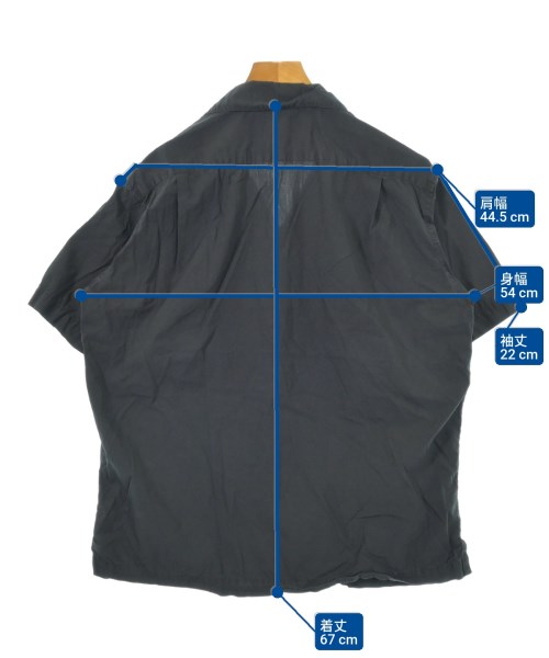 MHL.（エムエイチエル）カジュアルシャツ 黒 サイズ:M メンズ/2200616832042