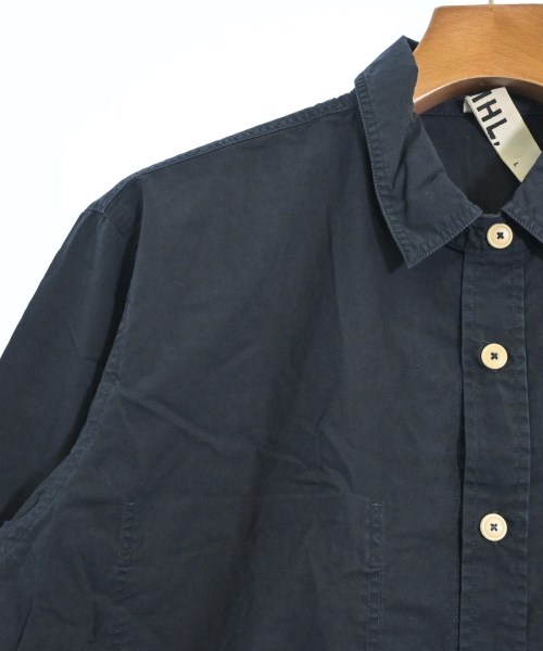 MHL.（エムエイチエル）カジュアルシャツ 紺 サイズ:L メンズ/2200630736012