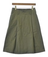 MHL.（エムエイチエル）ひざ丈スカート カーキ サイズ:0(XS位) レディース/2200632287031