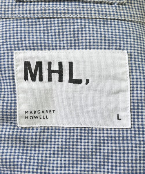 MHL.（エムエイチエル）カジュアルシャツ 青 サイズ:L メンズ/2200607789034