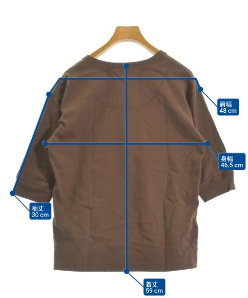 MHL.（エムエイチエル）Tシャツ・カットソー 茶 サイズ:2(M位) レディース/2200613898096