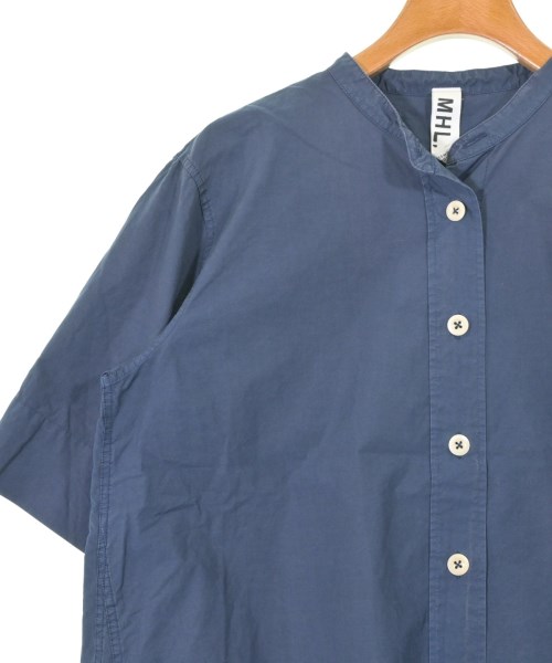 MHL.（エムエイチエル）カジュアルシャツ 紺 サイズ:1(S位) レディース/2200614089097