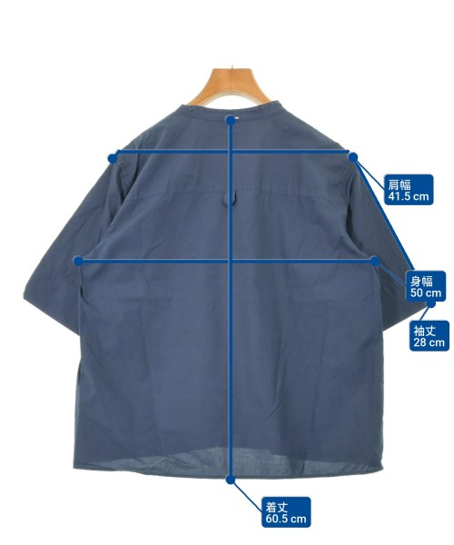 MHL.（エムエイチエル）カジュアルシャツ 紺 サイズ:1(S位) レディース/2200614089097