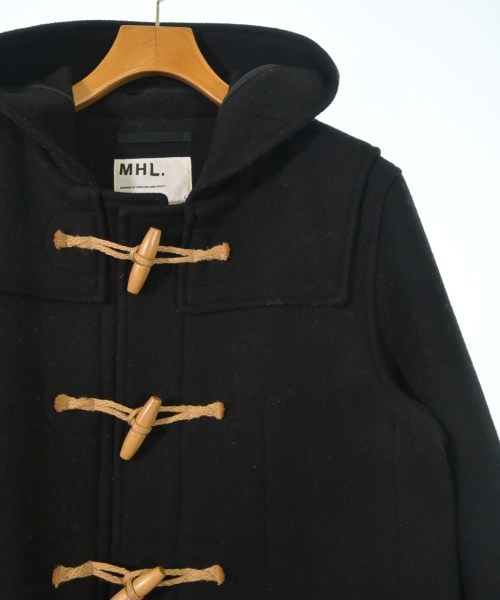 MHL.（エムエイチエル）ダッフルコート 黒 サイズ:L メンズ/2200618417018