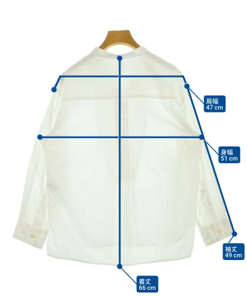 MHL.（エムエイチエル）カジュアルシャツ 白 サイズ:1(S位) レディース/2200618417063