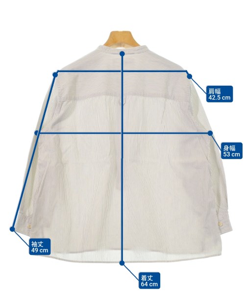 MHL.（エムエイチエル）カジュアルシャツ 白 サイズ:2(M位) レディース/2200618388028