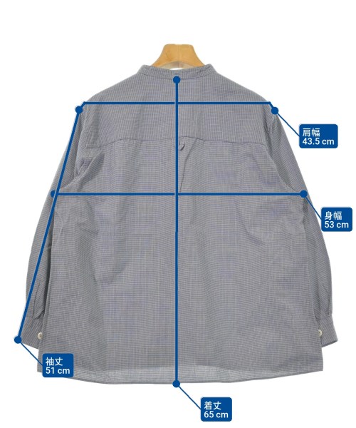 MHL.（エムエイチエル）カジュアルシャツ 紺 サイズ:3(L位) レディース/2200618388035