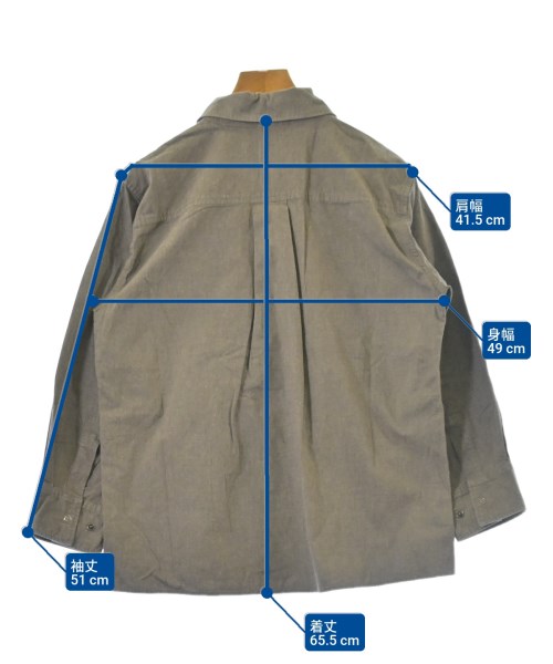 MHL.（エムエイチエル）カジュアルシャツ 茶 サイズ:2(M位) レディース/2200618388097