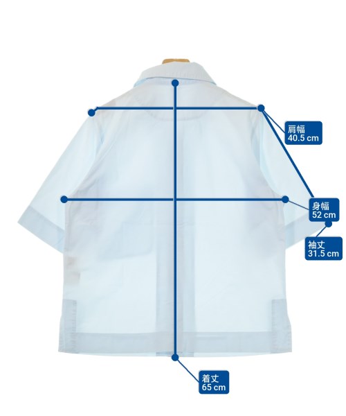 MHL.（エムエイチエル）カジュアルシャツ 青 サイズ:2(M位) レディース/2200618388127