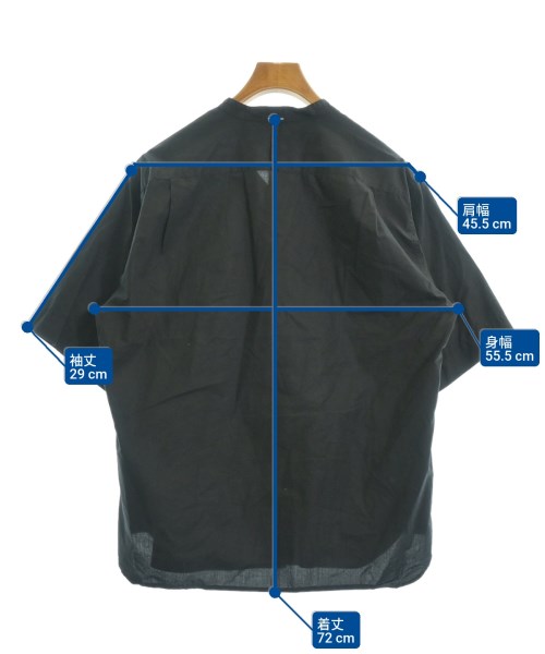 MHL.（エムエイチエル）カジュアルシャツ 黒 サイズ:L メンズ/2200614003222