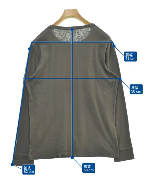 MHL.（エムエイチエル）Tシャツ・カットソー カーキ サイズ:L メンズ/2200619338015