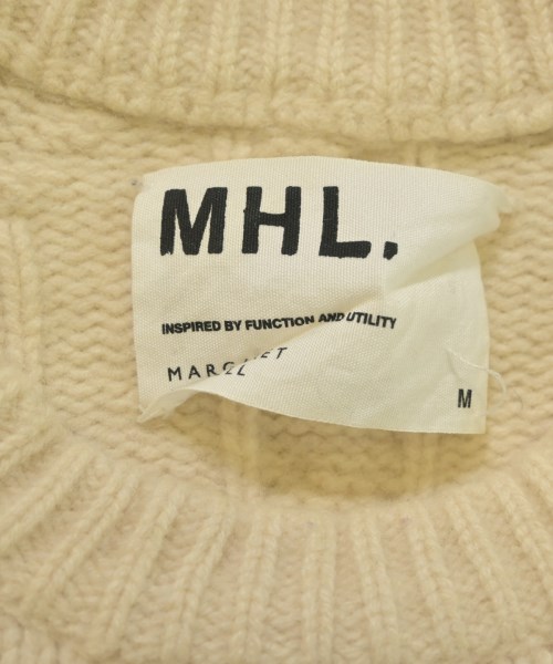 MHL.（エムエイチエル）ニット・セーター 白 サイズ:M メンズ/2200619426019